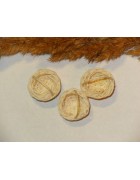 Миниатюрные плетенные корзинки (дерево). 2 см