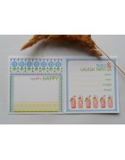 Карточки двусторонние. 9*9 см