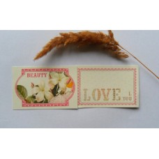 Карточки двусторонние. 9*6 см